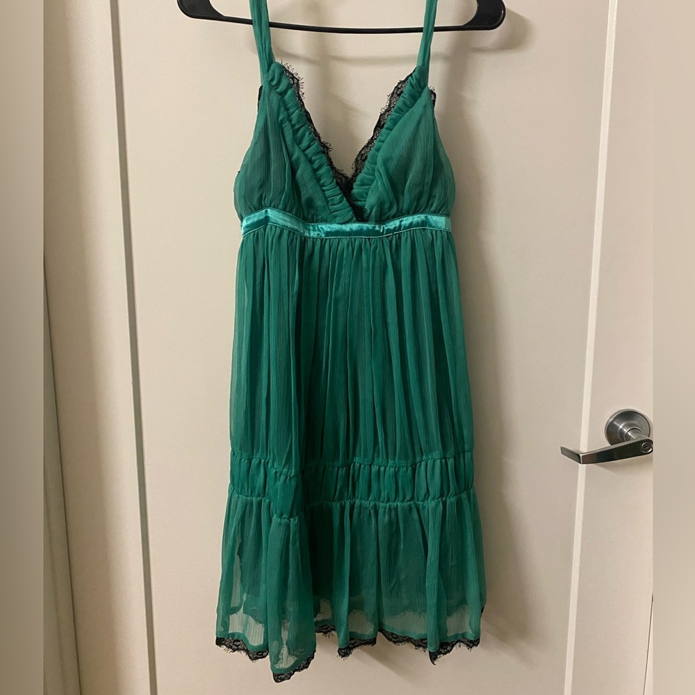 Ryu Vibrant Teal Baby Doll Dress